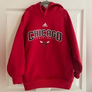 Adidas Kids Chicago Bulls Red Hoodie
